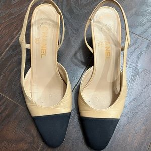 Chanel slingback classic used in 37.5